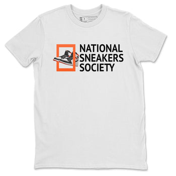 Jordan 1 Electro Orange Sneaker Match Tees National Sneakers Sneaker Tees Jordan 1 Electro Orange Sneaker Release Tees Unisex Shirts