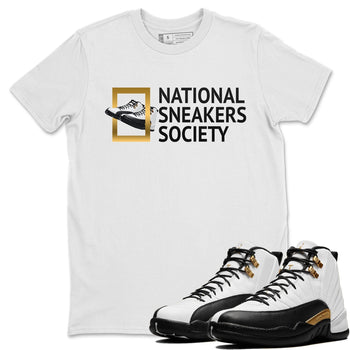 Jordan 12 Royalty Sneaker Match Tees National Sneakers Sneaker Tees Jordan 12 Royalty Sneaker Release Tees Unisex Shirts