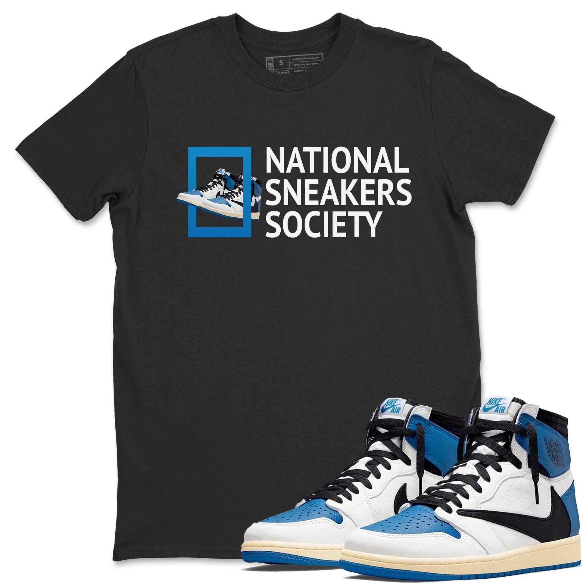 Jordan 1 Travis Scott Fragment Sneaker Match Tees National Sneakers Sneaker Tees Jordan 1 Travis Scott Fragment Sneaker Release Tees Unisex Shirts