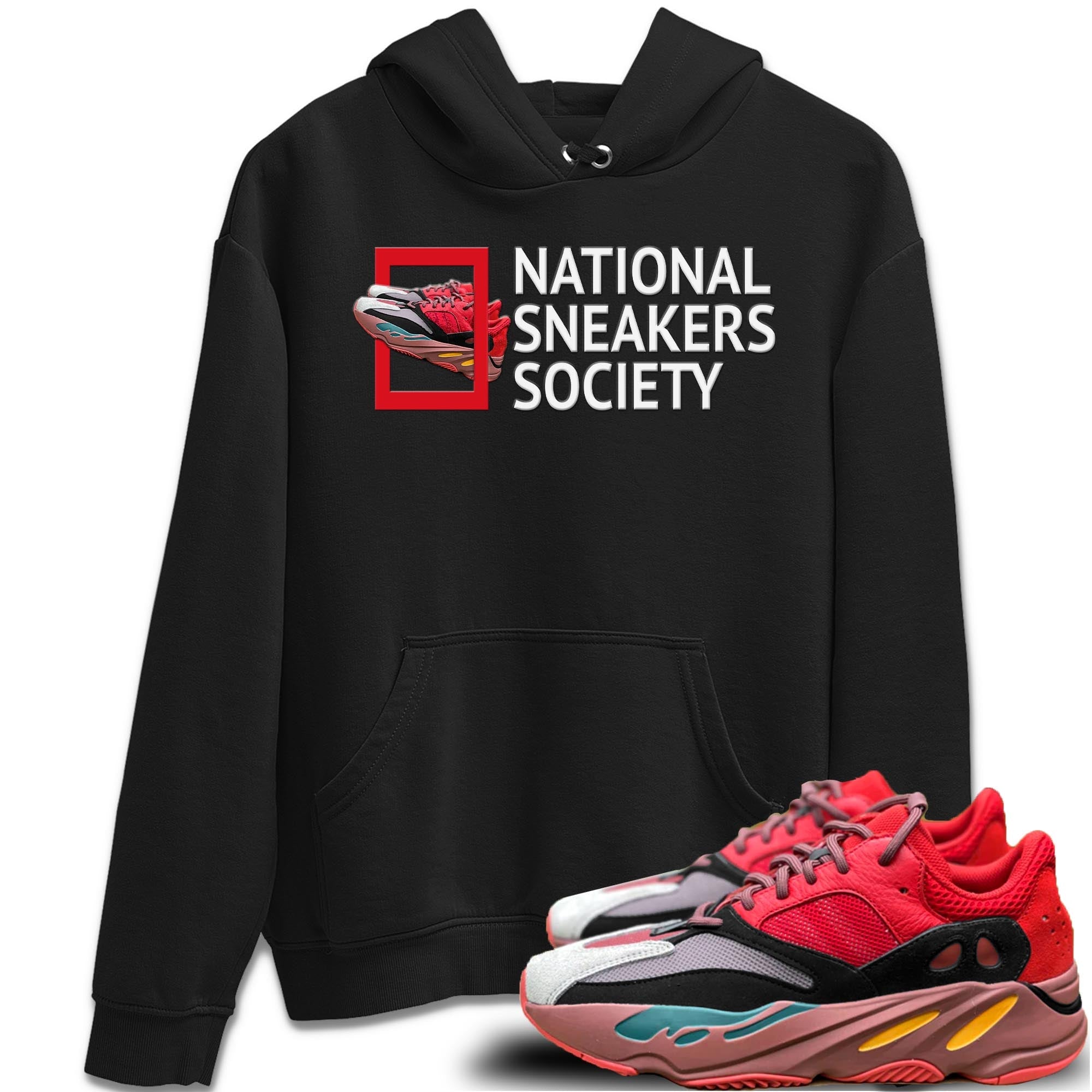 Yeezy 700 Hi-Res Red Sneaker Match Tees National Sneakers Sneaker Tees Yeezy 700 Hi-Res Red Sneaker Release Tees Unisex Shirts