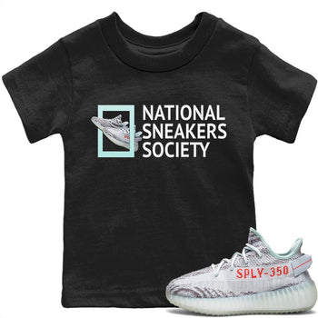 Yeezy 350 Blue Tint Sneaker Match Tees National Sneakers Sneaker Tees Yeezy 350 Blue Tint Sneaker Release Tees Kids Shirts