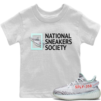 Yeezy 350 Blue Tint Sneaker Match Tees National Sneakers Sneaker Tees Yeezy 350 Blue Tint Sneaker Release Tees Kids Shirts