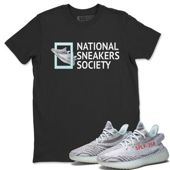 Yeezy 350 Blue Tint Sneaker Match Tees National Sneakers Sneaker Tees Yeezy 350 Blue Tint Sneaker Release Tees Unisex Shirts