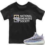 Yeezy 350 MX Blue Sneaker Match Tees National Sneakers Sneaker Tees Yeezy 350 MX Blue Sneaker Release Tees Kids Shirts