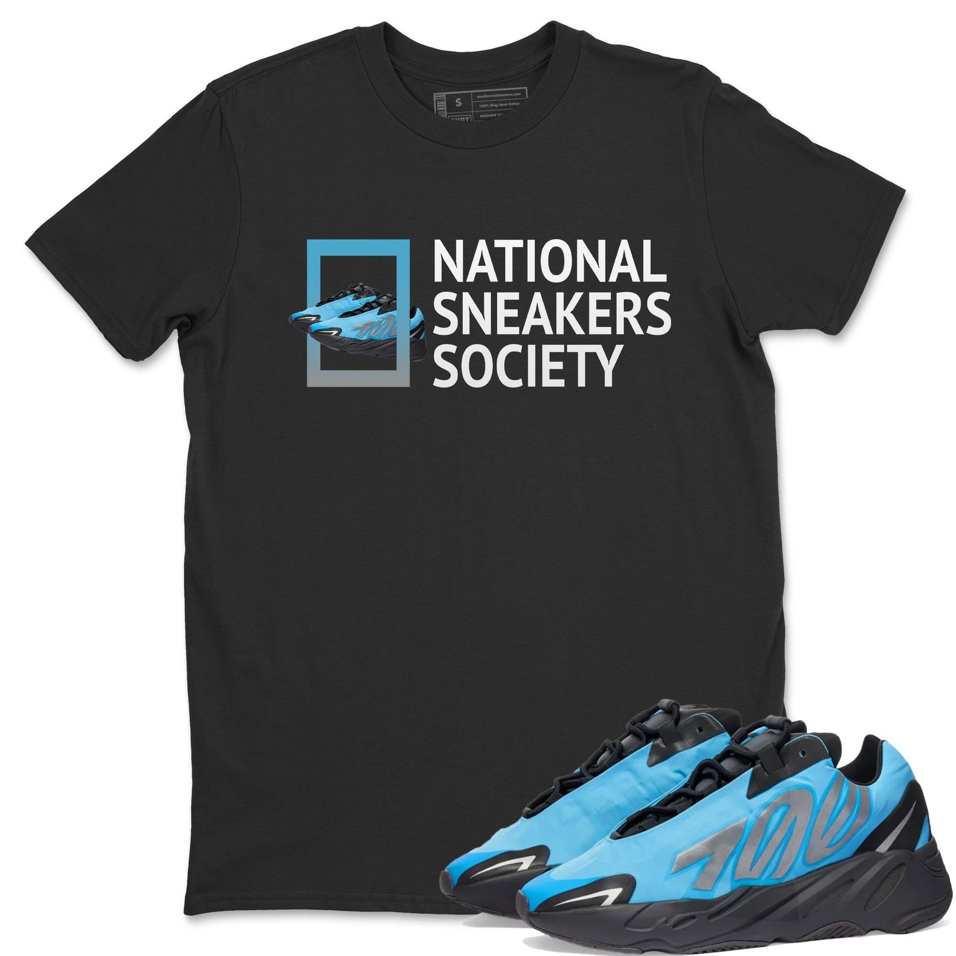 Yeezy 700 Bright Cyan Sneaker Match Tees National Sneakers Sneaker Tees Yeezy 700 Bright Cyan Sneaker Release Tees Unisex Shirts