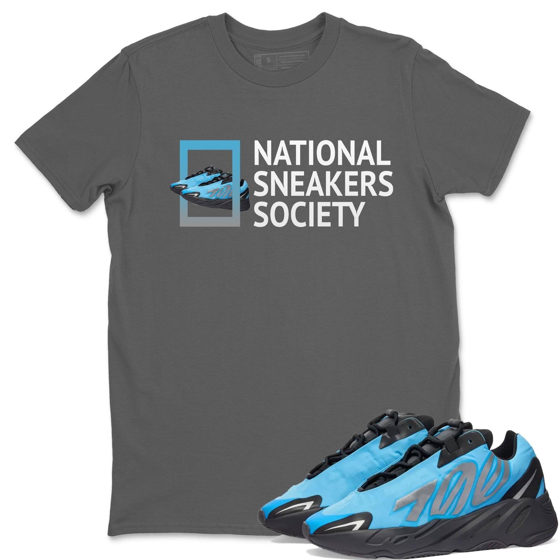 Yeezy 700 Bright Cyan Sneaker Match Tees National Sneakers Sneaker Tees Yeezy 700 Bright Cyan Sneaker Release Tees Unisex Shirts