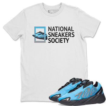 Yeezy 700 Bright Cyan Sneaker Match Tees National Sneakers Sneaker Tees Yeezy 700 Bright Cyan Sneaker Release Tees Unisex Shirts