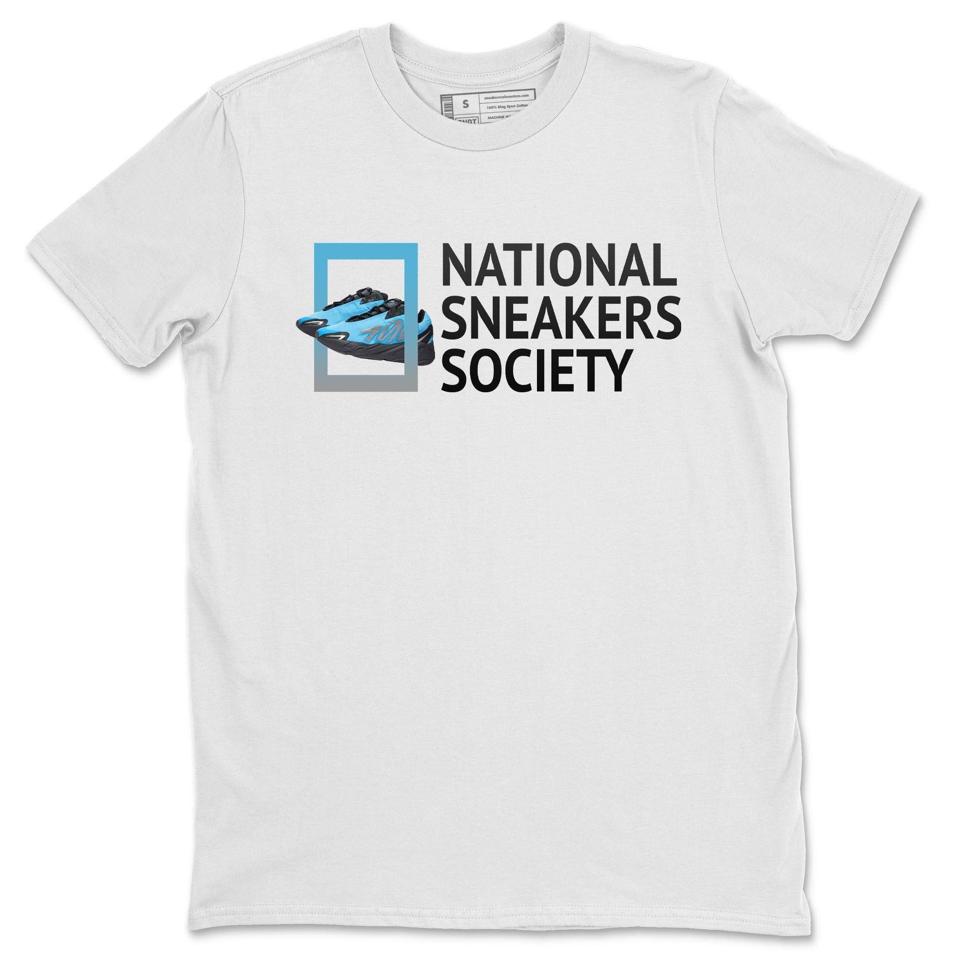 Yeezy 700 Bright Cyan Sneaker Match Tees National Sneakers Sneaker Tees Yeezy 700 Bright Cyan Sneaker Release Tees Unisex Shirts