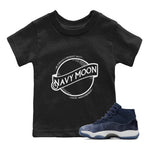 Jordan 11 Midnight Navy Sneaker Match Tees Navy Moon Sneaker Tees Jordan 11 Midnight Navy Sneaker Release Tees Kids Shirts