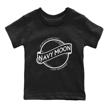 Jordan 4 Midnight Navy Sneaker Match Tees Navy Moon Sneaker Tees Jordan 4 Midnight Navy Sneaker Release Tees Kids Shirts