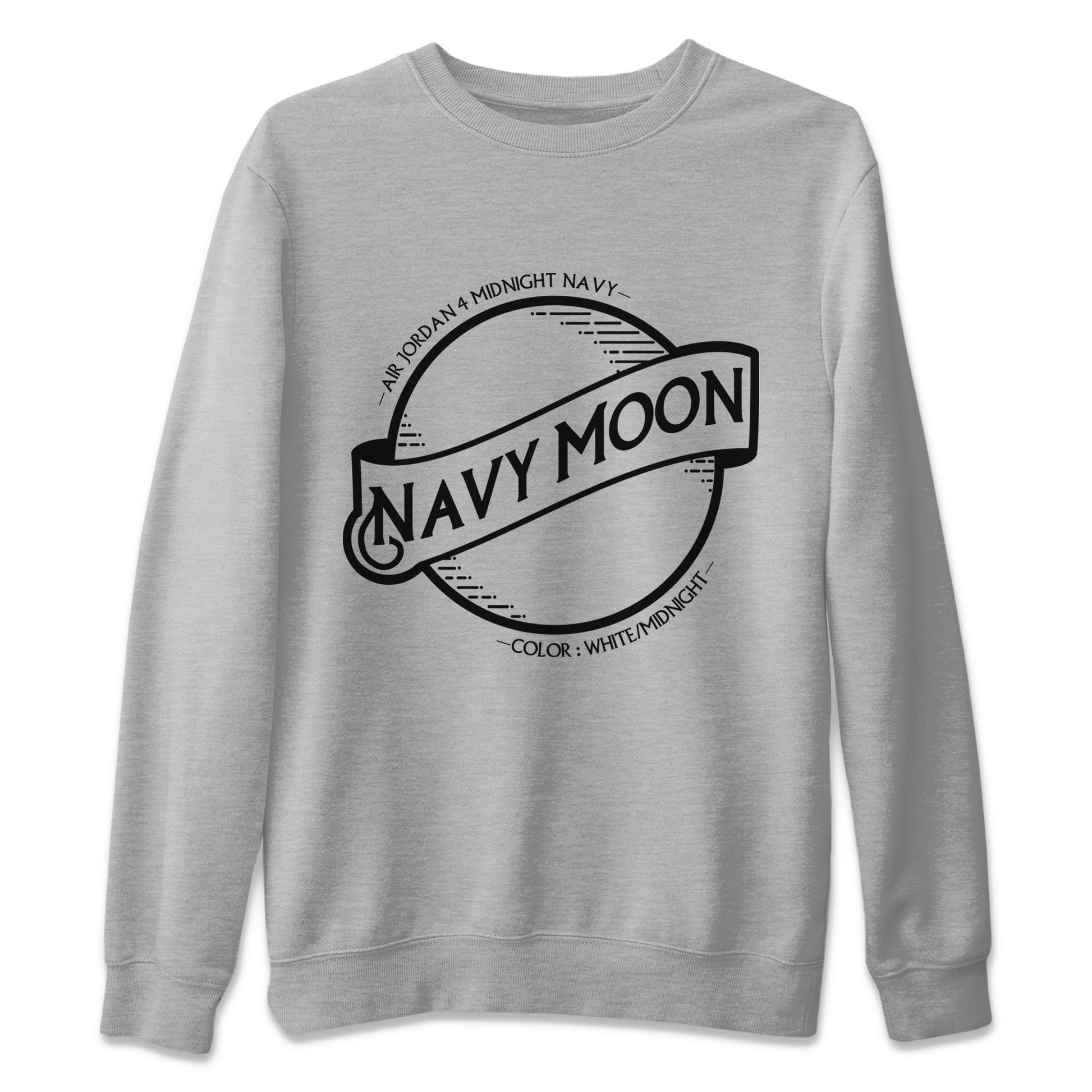 Jordan 4 Midnight Navy Sneaker Match Tees Navy Moon Sneaker Tees Jordan 4 Midnight Navy Sneaker Release Tees Unisex Shirts