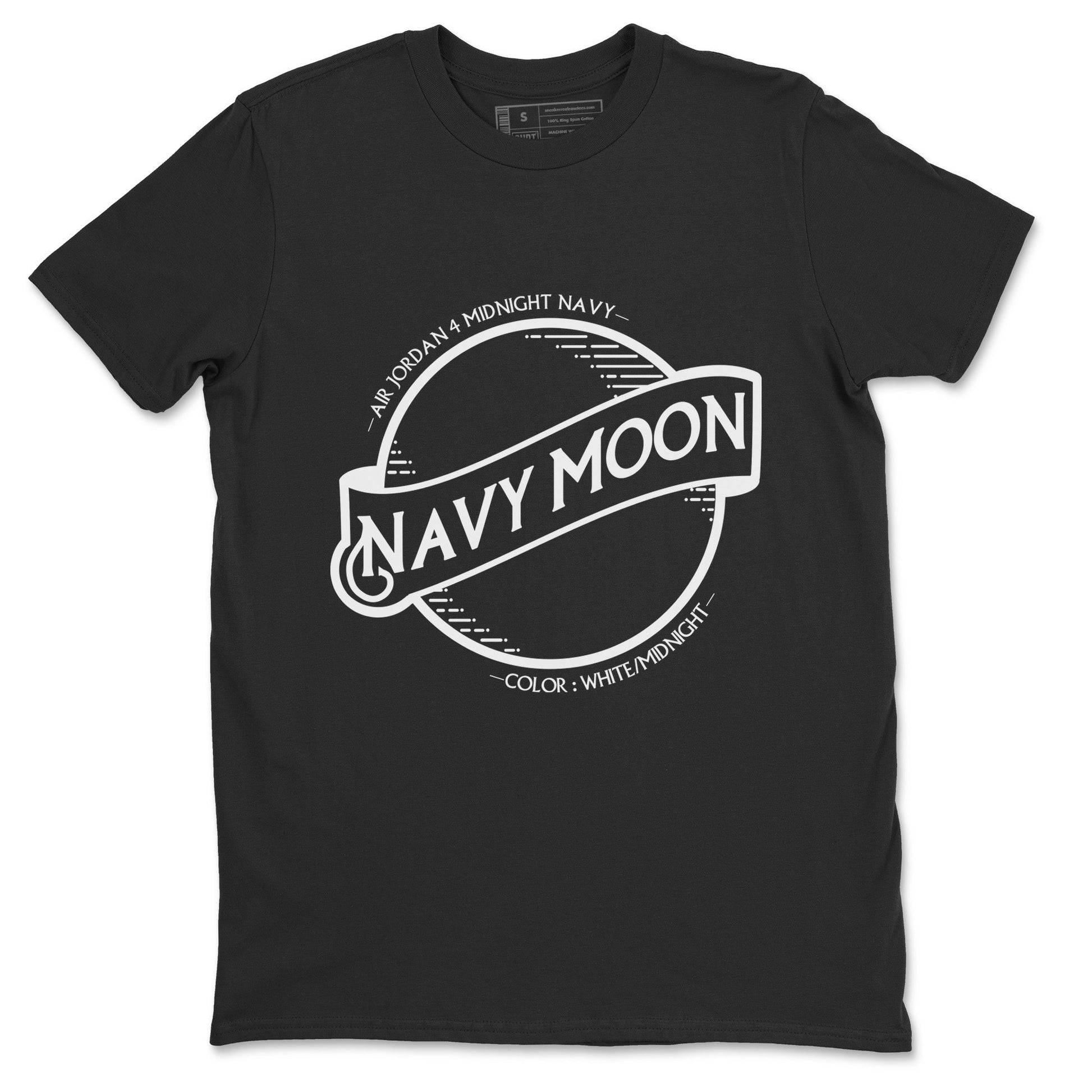 Jordan 4 Midnight Navy Sneaker Match Tees Navy Moon Sneaker Tees Jordan 4 Midnight Navy Sneaker Release Tees Unisex Shirts