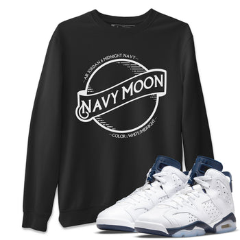 Jordan 6 Midnight Navy Sneaker Match Tees Navy Moon Sneaker Tees Jordan 6 Midnight Navy Sneaker Release Tees Unisex Shirts