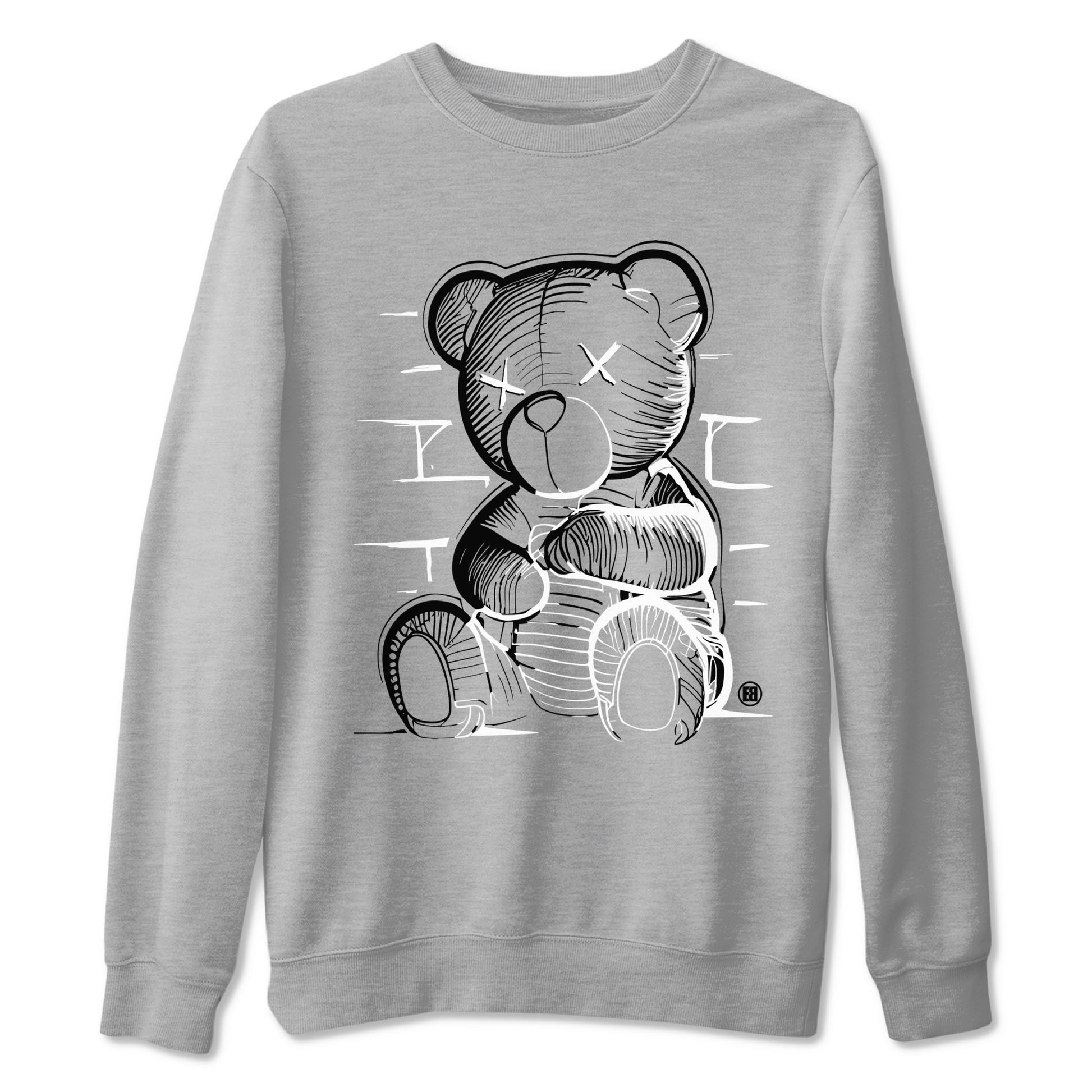 1s Black White shirt to match jordans Neon Bear sneaker tees Air Jordan 1 Black White SNRT Sneaker Release Tees unisex cotton Heather Grey 2 crew neck shirt