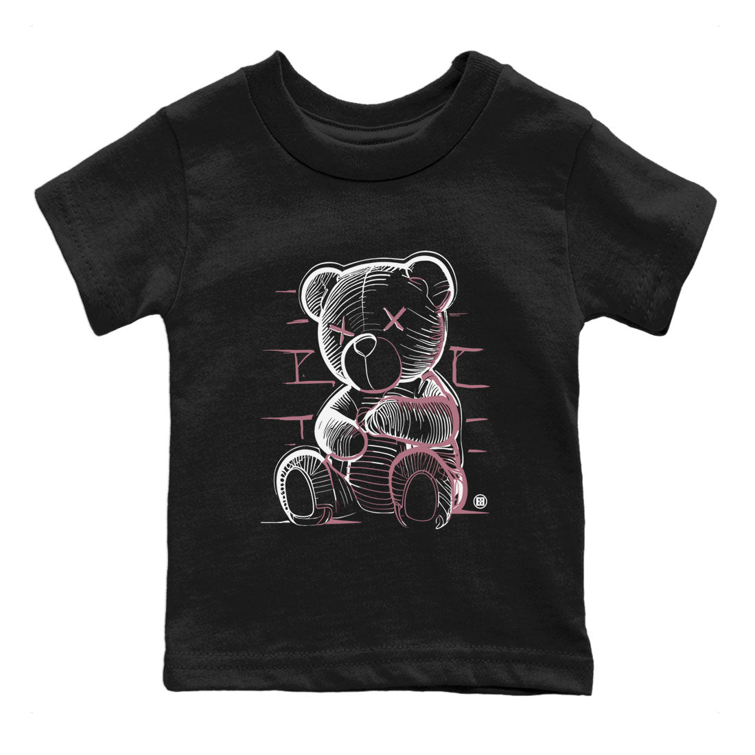 Air Jordan 1 Mauve shirt to match jordans Neon Bear sneaker tees AJ1 High OG Mauve SNRT Sneaker Release Tees Crew Neck T-ShirtBaby Toddler Black 2 T-Shirt