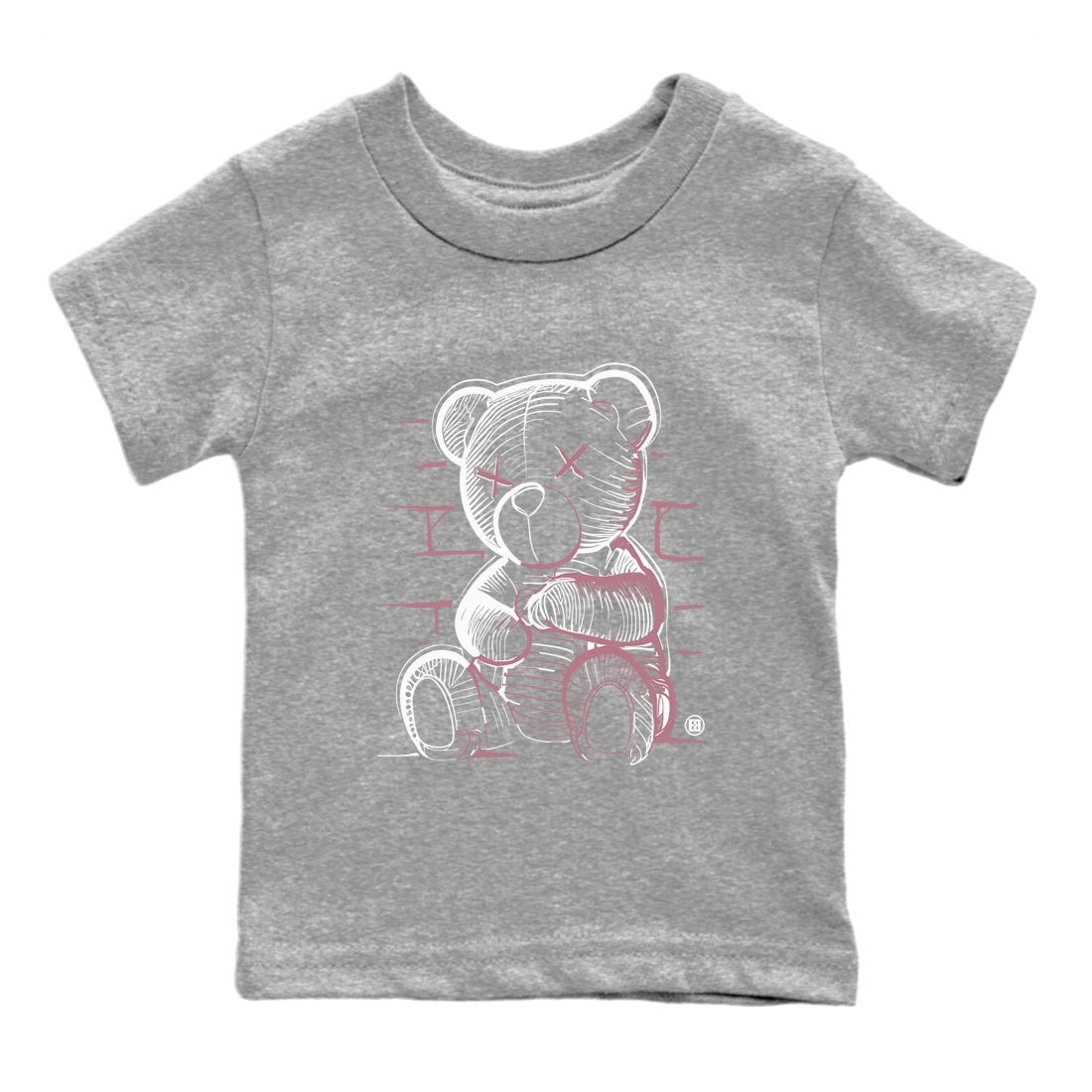 Air Jordan 1 Mauve shirt to match jordans Neon Bear sneaker tees AJ1 High OG Mauve SNRT Sneaker Release Tees Crew Neck T-ShirtBaby Toddler Heather Grey 2 T-Shirt