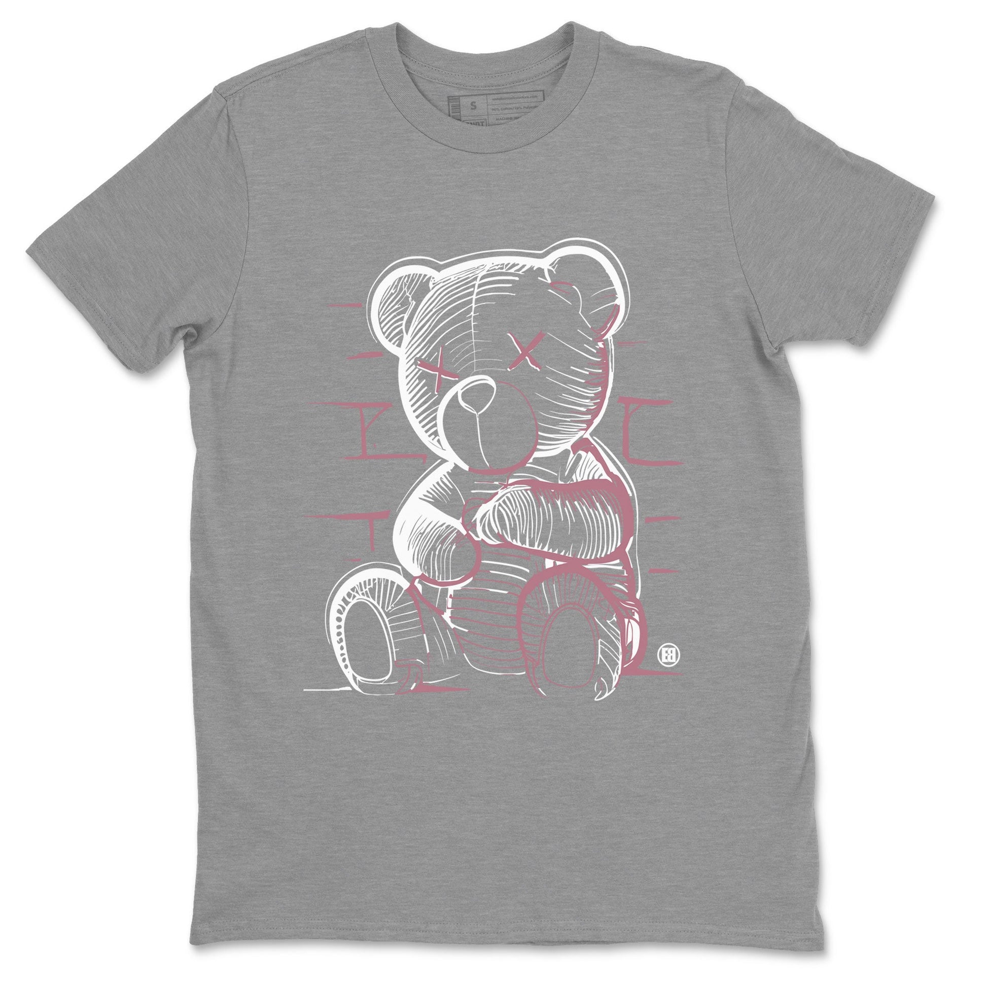 Air Jordan 1 Mauve shirt to match jordans Neon Bear sneaker tees AJ1 High OG Mauve SNRT Sneaker Release Tees Crew Neck T-ShirtUnisex Heather Grey 2 T-Shirt
