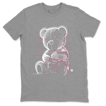 Air Jordan 1 Mauve shirt to match jordans Neon Bear sneaker tees AJ1 High OG Mauve SNRT Sneaker Release Tees Crew Neck T-ShirtUnisex Heather Grey 2 T-Shirt