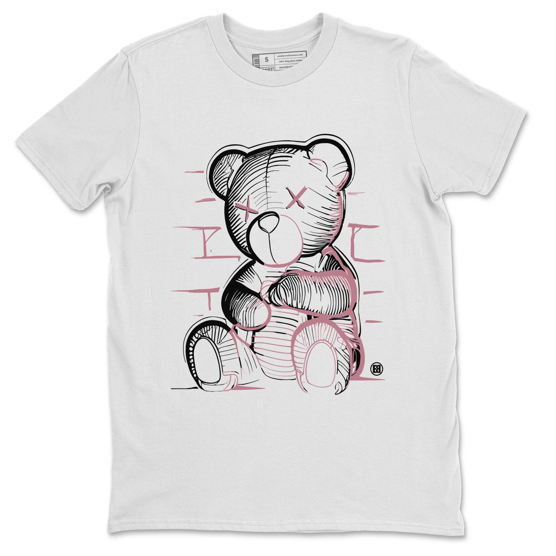 Air Jordan 1 Mauve shirt to match jordans Neon Bear sneaker tees AJ1 High OG Mauve SNRT Sneaker Release Tees Crew Neck T-ShirtUnisex White 2 T-Shirt