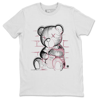 Air Jordan 1 Mauve shirt to match jordans Neon Bear sneaker tees AJ1 High OG Mauve SNRT Sneaker Release Tees Crew Neck T-ShirtUnisex White 2 T-Shirt