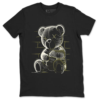 Jordan 1 Low x Travis Scott Golf Olive shirt to match jordans Neon Bear sneaker tees Air Jordan 1 Travis Scott Olive SNRT Sneaker Release Tees Unisex Black 2 T-Shirt