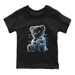 Air Jordan 1 Retro High OG UNC Toe Shirt to match Jordans Neon Bear Sneaker Tees Air Jordan 1 Retro UNC Toe Shirts Kids and Baby Tees Black 2