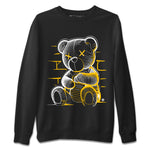 Air Jordan 11 Yellow Python Sneaker Match Tees Neon Bear Sneaker Tees Air Jordan 11 Snakeskin Shirts Unisex Shirts Black 2