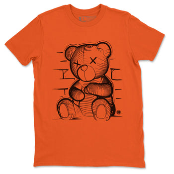 Air Jordan 12 Brilliant Orange Sneaker Match Tees Neon Bear Sneaker Tees Air Jordan 12 WMNS Brilliant Orange Tees Unisex Shirts Orange 2