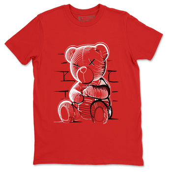 Air Jordan 12 Retro Cherry shirt to match jordans Neon Bear sneaker tees Air Jordan 12 Cherry SNRT Sneaker Release Tees Crew Neck Casual Unisex Red 2 T-Shirt