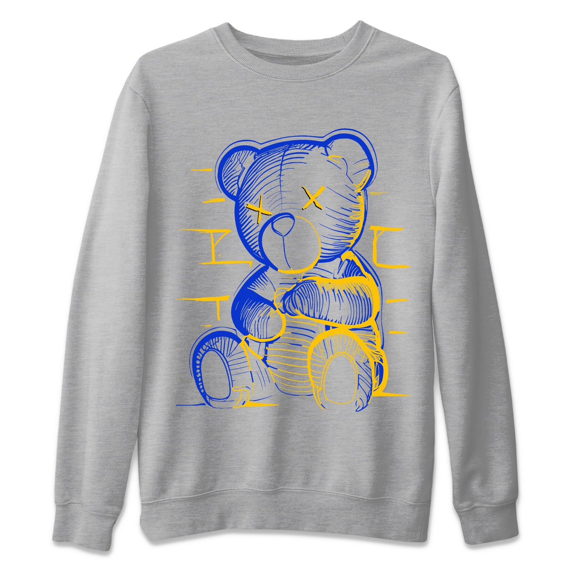 Air Jordan 14 Laney Sneaker Match Tees Neon Bear Sneaker Tees Jordan 14 Laney Sneaker Release Tees Unisex Shirts Heather Grey 2