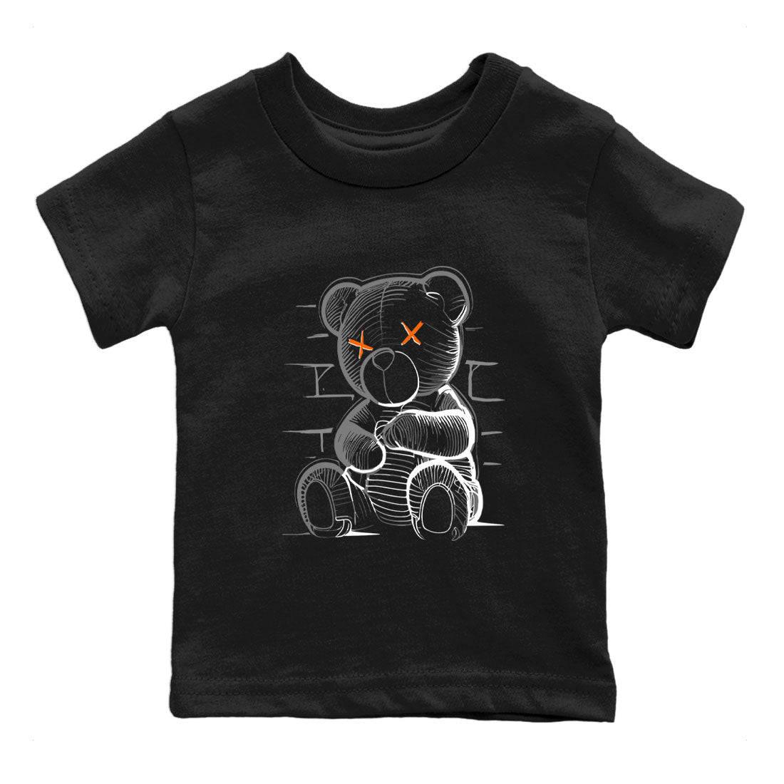 Air Jordan 3 Fear shirt to match jordans Neon Bear sneaker tees Air Jordan 3 Fear SNRT Sneaker Release Tees Baby Toddler Black 2 T-Shirt