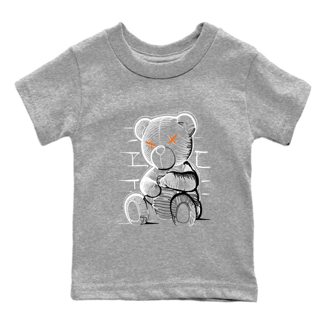 Air Jordan 3 Fear shirt to match jordans Neon Bear sneaker tees Air Jordan 3 Fear SNRT Sneaker Release Tees Baby Toddler Heather Grey 2 T-Shirt