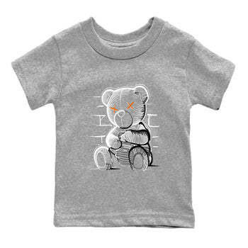 Air Jordan 3 Fear shirt to match jordans Neon Bear sneaker tees Air Jordan 3 Fear SNRT Sneaker Release Tees Baby Toddler Heather Grey 2 T-Shirt