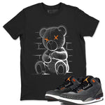 Air Jordan 3 Fear shirt to match jordans Neon Bear sneaker tees Air Jordan 3 Fear SNRT Sneaker Release Tees Unisex Black 1 T-Shirt