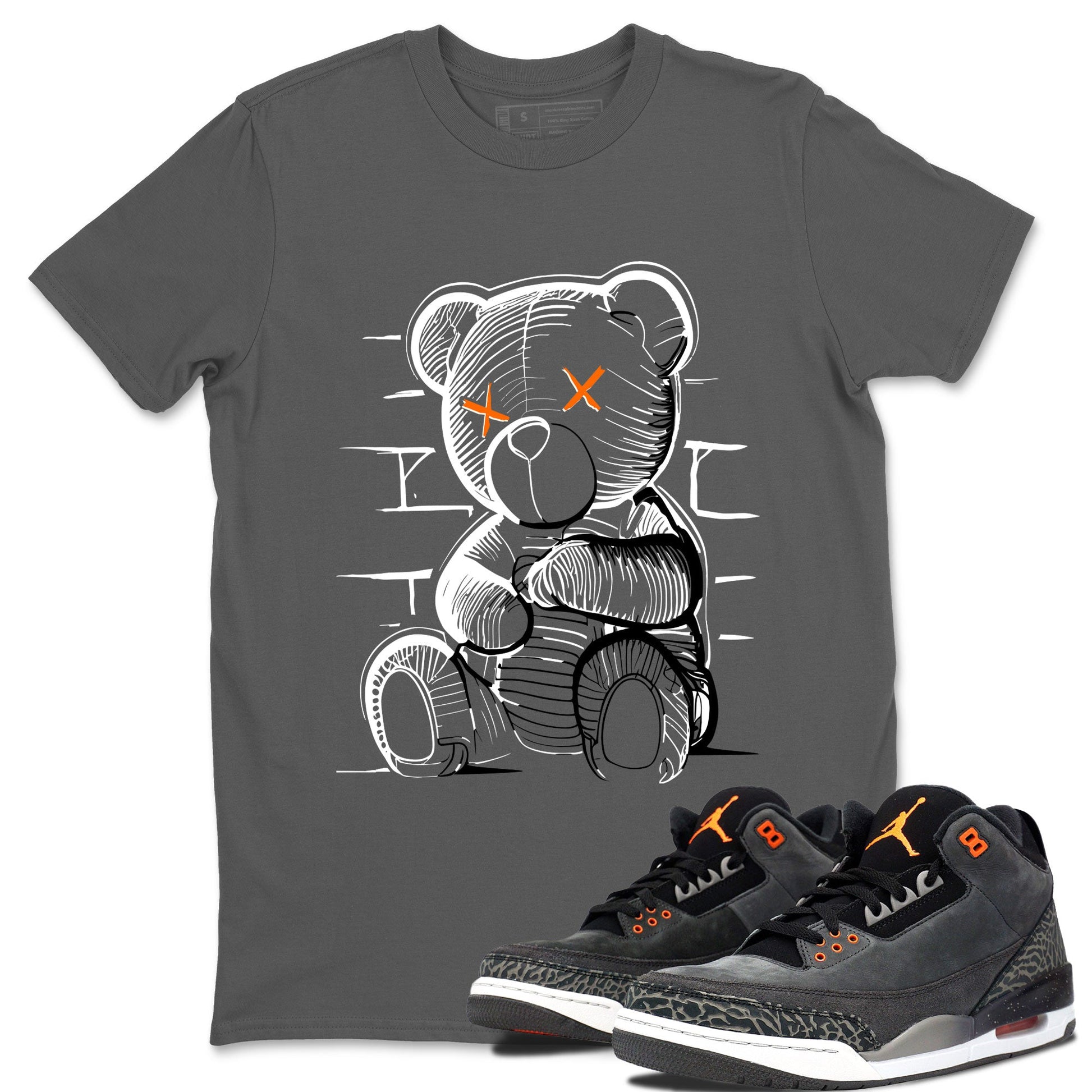 Air Jordan 3 Fear shirt to match jordans Neon Bear sneaker tees Air Jordan 3 Fear SNRT Sneaker Release Tees Unisex Cool Grey 1 T-Shirt