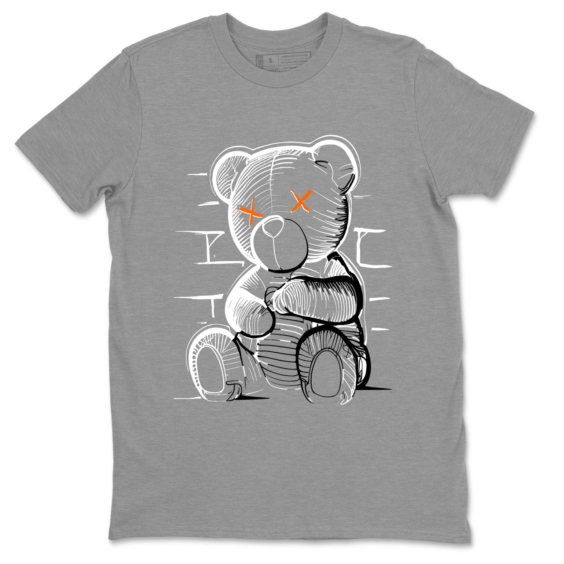 Air Jordan 3 Fear shirt to match jordans Neon Bear sneaker tees Air Jordan 3 Fear SNRT Sneaker Release Tees Unisex Heather Grey 2 T-Shirt