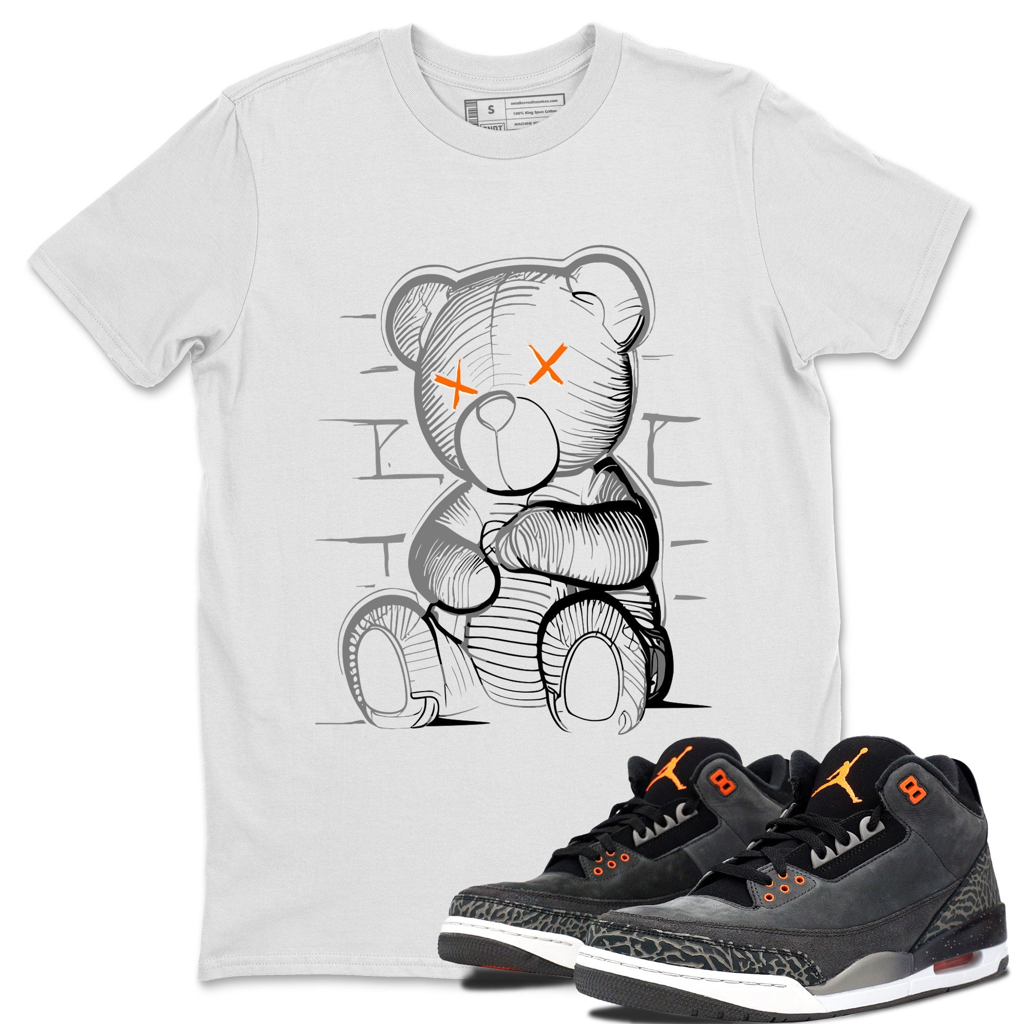 Neon Bear SNRT Sneaker Tee Air Jordan 3 Fear SNRT Sneaker T shirts