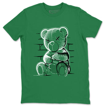 5s Lucky Green shirt to match jordans Neon Bear sneaker tees Air Jordan 5 Retro Lucky Green SNRT Sneaker Release Tees Cotton Sneaker Tee Kelly Green 2 T-Shirt
