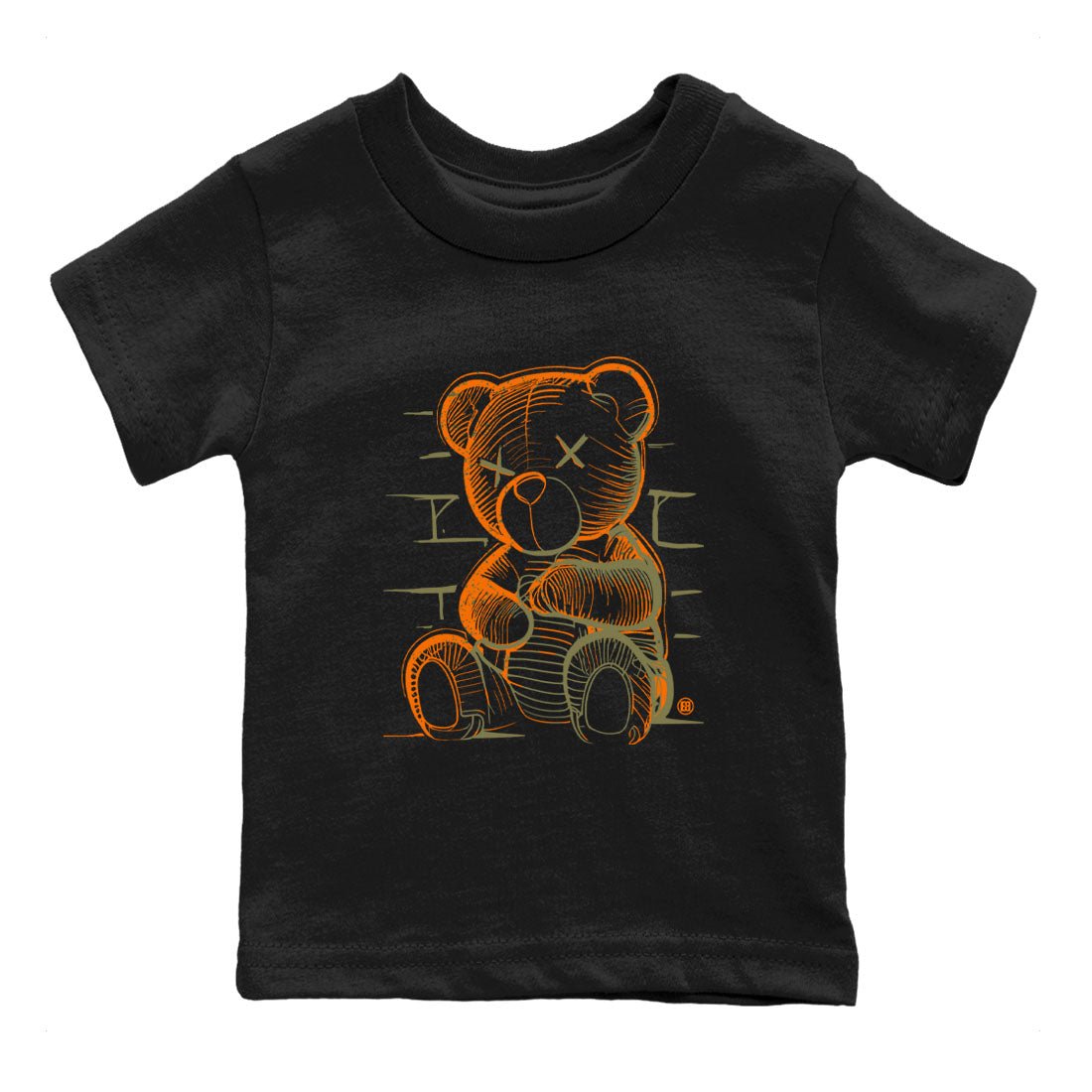 5s Olive shirt to match jordans Neon Bear sneaker tees Air Jordan 5 Olive SNRT Sneaker Release Tees Streetwear baby toddler Black 2 cotton Shirt