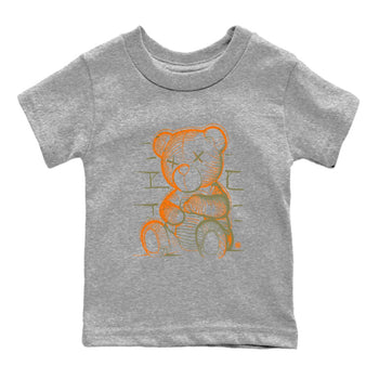 5s Olive shirt to match jordans Neon Bear sneaker tees Air Jordan 5 Olive SNRT Sneaker Release Tees Streetwear baby toddler Heather Grey 2 cotton Shirt
