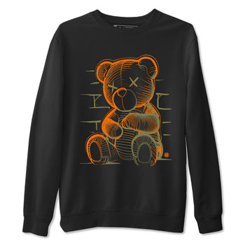 5s Olive shirt to match jordans Neon Bear sneaker tees Air Jordan 5 Olive SNRT Sneaker Release Tees Streetwear unisex cotton Black 2 crew neck shirt