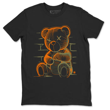5s Olive shirt to match jordans Neon Bear sneaker tees Air Jordan 5 Olive SNRT Sneaker Release Tees Streetwear unisex cotton Black 2 crew neck shirt