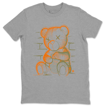 5s Olive shirt to match jordans Neon Bear sneaker tees Air Jordan 5 Olive SNRT Sneaker Release Tees Streetwear unisex cotton Heather Grey 2 crew neck shirt