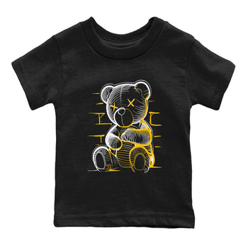 Neon Bear sneaker match tees to Yellow Ochre 6s street fashion brand for shirts to match Jordans SNRT Sneaker Tees Air Jordan 6 Yellow Ochre unisex t-shirt Black 2 youth shirt