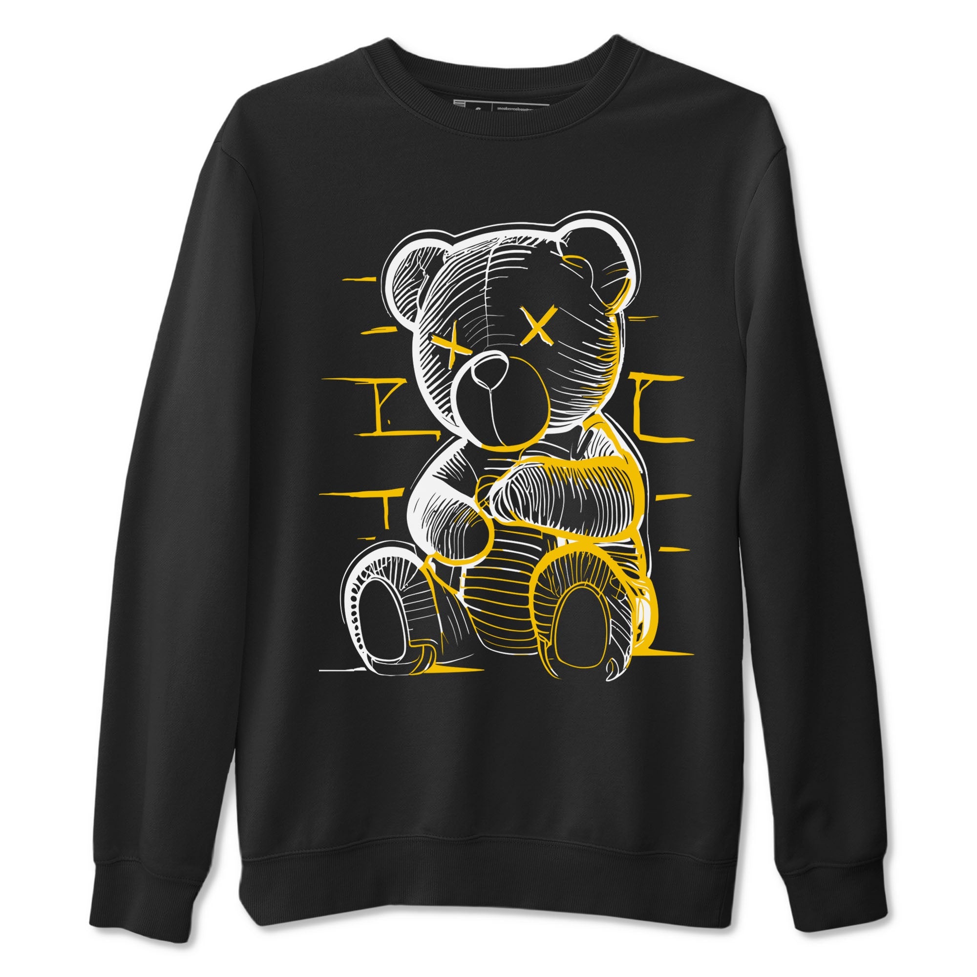 Neon Bear sneaker match tees to Yellow Ochre 6s street fashion brand for shirts to match Jordans SNRT Sneaker Tees Air Jordan 6 Yellow Ochre unisex t-shirt Black 2 unisex shirt