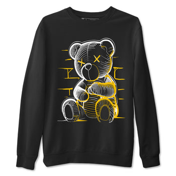 Neon Bear sneaker match tees to Yellow Ochre 6s street fashion brand for shirts to match Jordans SNRT Sneaker Tees Air Jordan 6 Yellow Ochre unisex t-shirt Black 2 unisex shirt