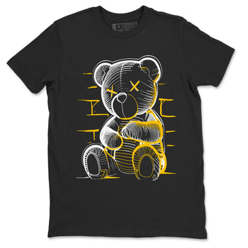 Neon Bear sneaker match tees to Yellow Ochre 6s street fashion brand for shirts to match Jordans SNRT Sneaker Tees Air Jordan 6 Yellow Ochre unisex t-shirt Black 2 unisex shirt