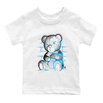 AJ9 Powder Blue shirt to match jordans Neon Bear sneaker tees Air Jordan 9 Powder Blue SNRT sneaker release tees baby toddler White 2 cotton Shirt