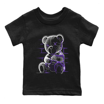 Nike SB Dunk Low Court Purple Shirt To Match Jordans Neon Bear Streetwear Fashion Dunk Low Court Purple SNRT sneaker release tees baby toddler Black 2 cotton Shirt