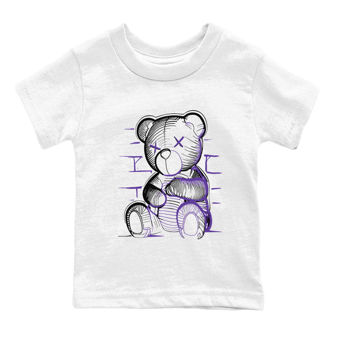 Nike SB Dunk Low Court Purple Shirt To Match Jordans Neon Bear Streetwear Fashion Dunk Low Court Purple SNRT sneaker release tees baby toddler White 2 cotton Shirt
